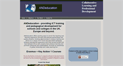 Desktop Screenshot of andeducation.co.uk
