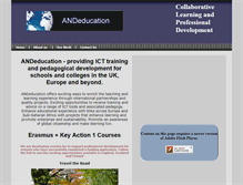 Tablet Screenshot of andeducation.co.uk
